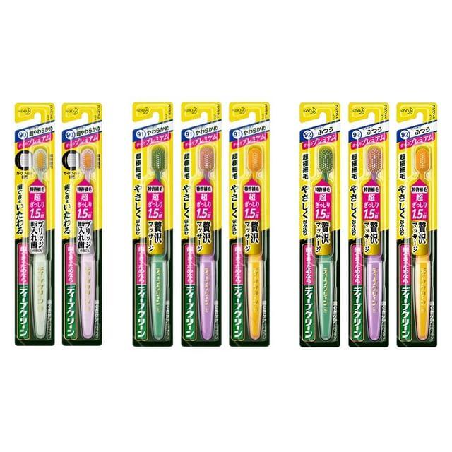 Kao - Deep Clean Fully Premium Compact Toothbrush Random Color - Normal