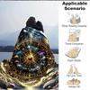 1pc Astrology Wheel Blanket Lightweight Flannel Blanket Throw Blanket For Sofa, Bed, Travel, Camping, Livingroom, Office, Couch, Chair, And Bed Yy2510