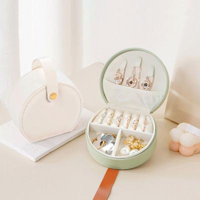 New Mini Jewelry Box for Women Organiser Exhibitors Necklace Storage Earring Box Storage of Jewelry Schmuck SSH04