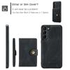 For Samsung Galaxy S23 Case Leather Back Cover with Detachable Card Holder Pocket