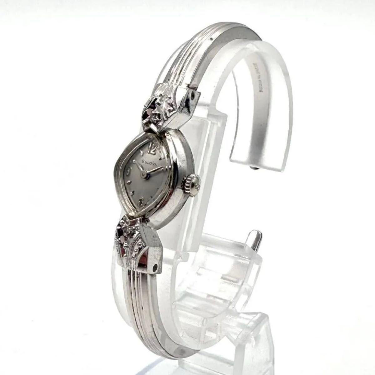 Used A012 BULOVA Antique Bangle Type Ladies Watch