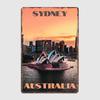 Sydney Australia Vintage Travel Poster Metal Plaque Poster Club Home Bar Cave Classic Plaques Tin Sign Posters Room Wall Decor