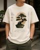 Tricou Comfort Colors® cu Copac Bonsai, Tricou Grafic Botanic Japonez, Îmbrăcăminte Zen Natură, Tricou de Grădinărit