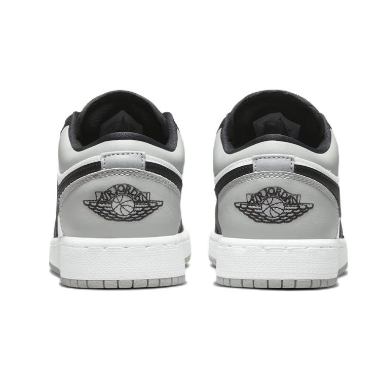 Air Jordan 1 Low GS Light Smoke Grey Black White 553560-052