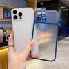 For Apple 17 Promax Phone Case for IPhone 16 Matte Plated 15 with Lens Film Anti Drop Second Hardening Case