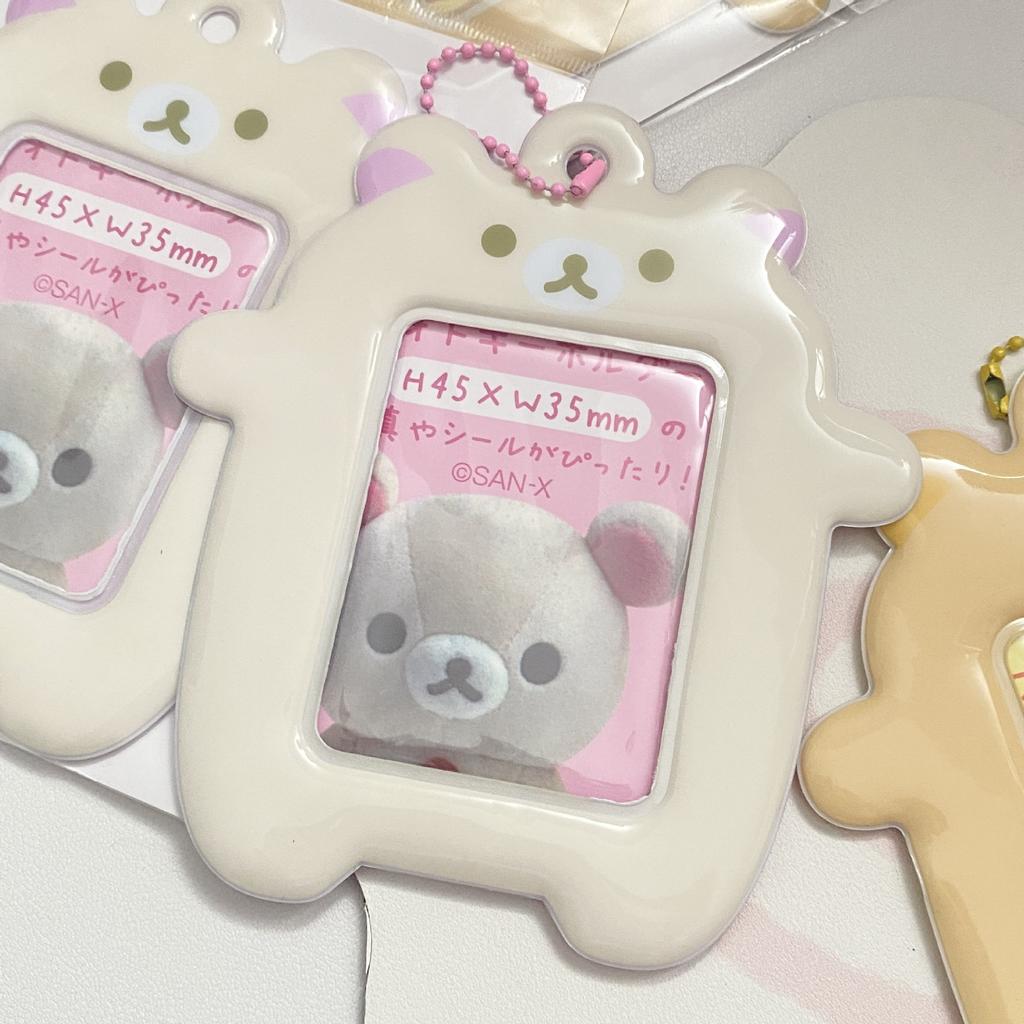 Kawaii Baby Bear Shaped Pocard Holder for 3inch Po Cute Bear Po Sticker Purikura Holder Anime Goods Card Goo Card Case