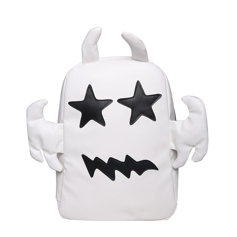 Schulranzen Desinvolte Little Devil Ghost Pattern Neue Männer und Frauen mit dem gleichen Absatz Rucksack Rucksack mit großer Kapazität