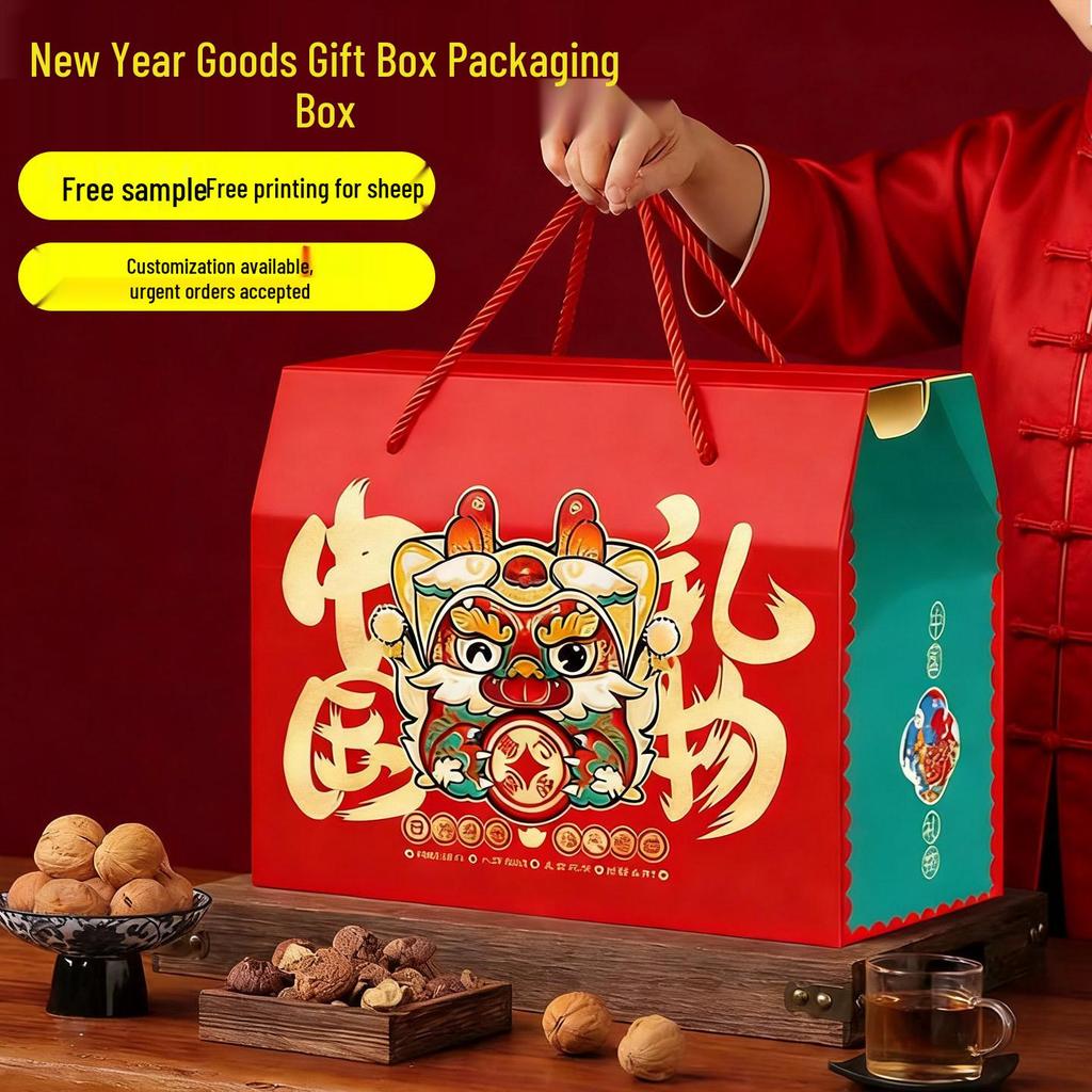 Chinese New Year High-Grade Gift Box for Nuts and Cooked Foods