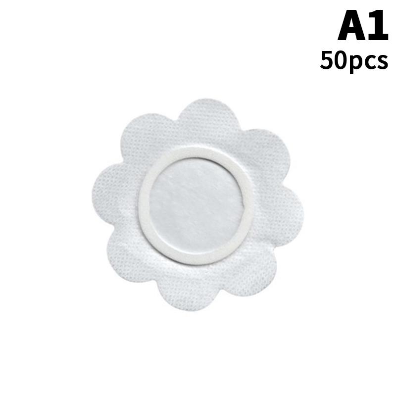 Disposable Castor Oil Belly Button Patch Self-Adhesive Navel Bandage Disposable Spunlace Cloth Castor Oil Patches Belly Sticker
