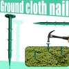 50/100 Pcs 16cm Plastic Garden Ground Cloth Pegs Landscape Fabric Pins Plant Barrier Gardening Ground Cloth Nail