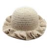 New Trend 2025 for Party Cross-Border Fashionable and Versatile Crocheted Ruffled Woolen Hat New Product Ruffled Hat