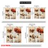 Set Of 2 Plane Printing Print Curtains Floral Elegance Versatile Durable Polyester Without Rod Festive Use Living Room Made Area Window Treatment
