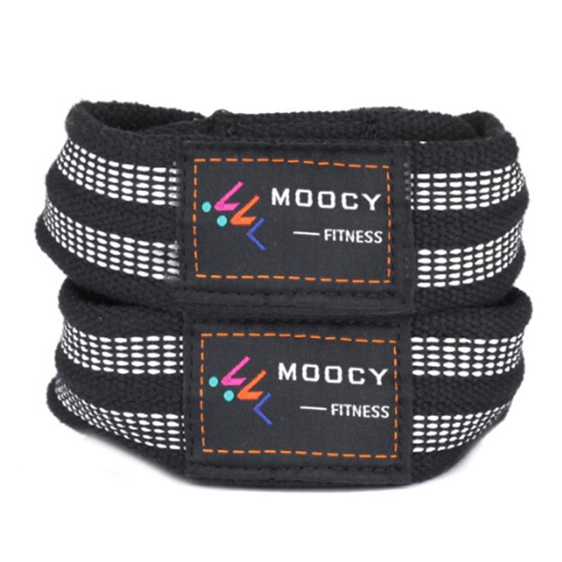 1Pair Figure 8 Straps For Deadlift Weight Lifting Shrugs Heavy Duty Grip Band