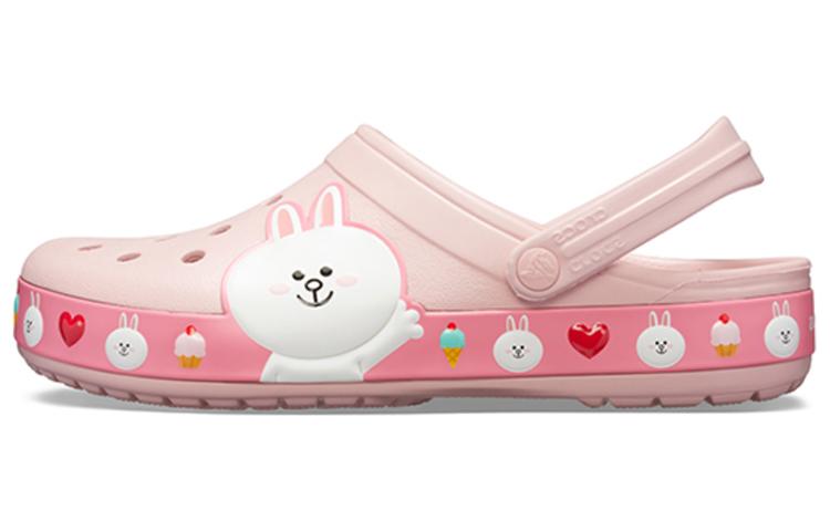 Сандалии Crocs X Line Friends Beach Pink Унисекс 205791-606 42-43