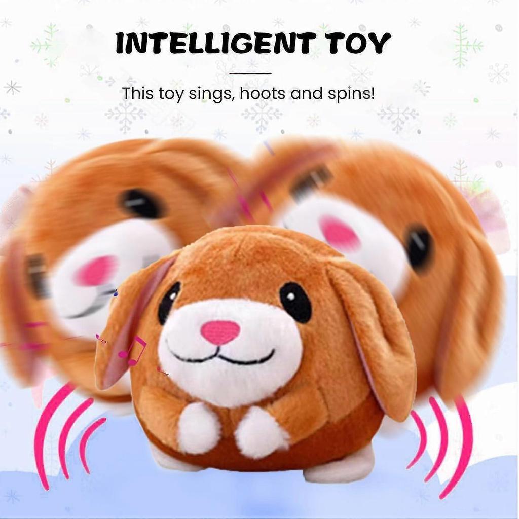 Active Moving Pet Plush Toy,Talking Movable Dog Toy