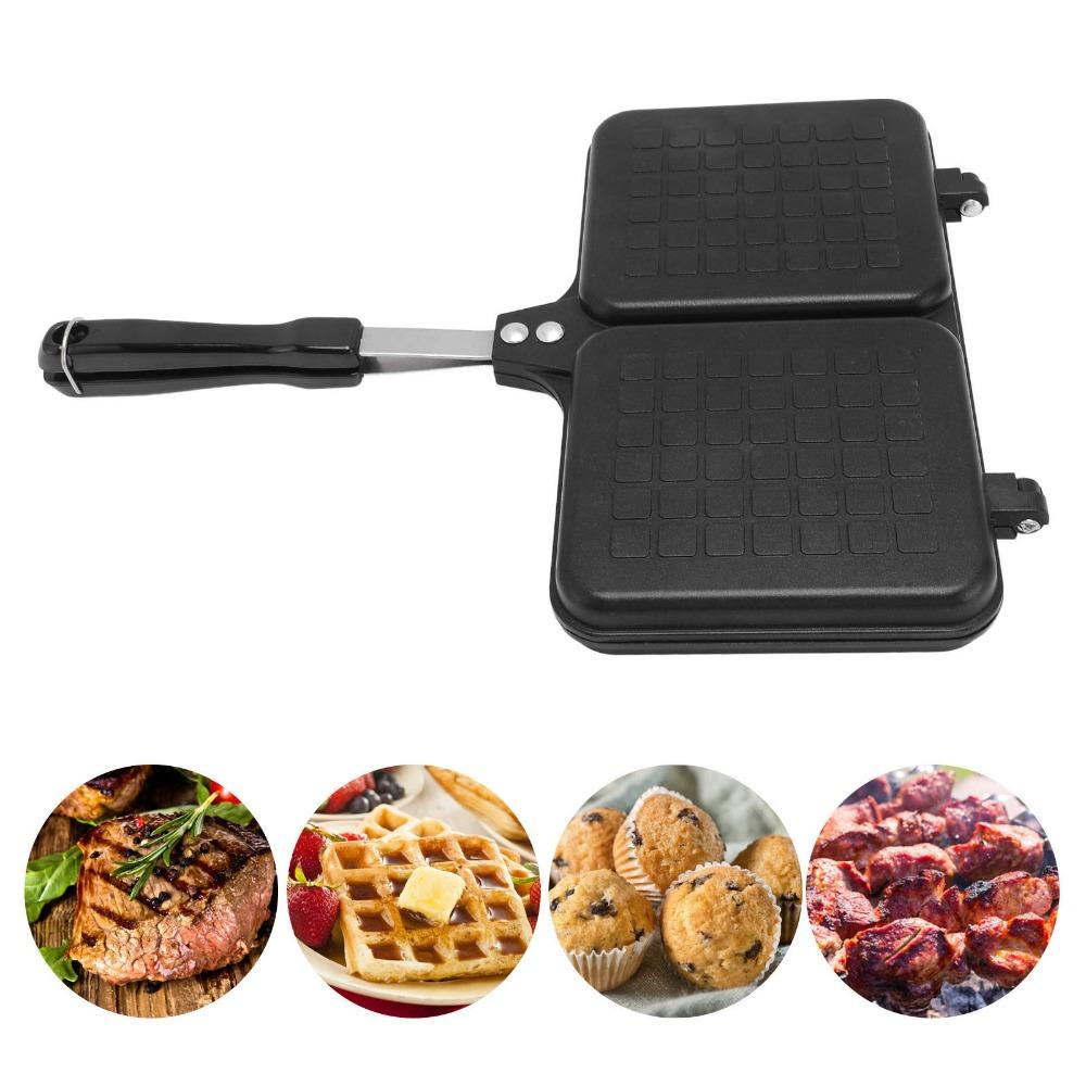 Aluminum Alloy Sandwich Pan Double Sided Aluminum Alloy Sandwich Pan Sandwich Grill Pan  Stovetop