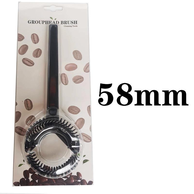 Coffee Machine Brush Cleaner Removable Coffee Maker Espresso Group Head Cleaning Round Brushes Cleaning Tool