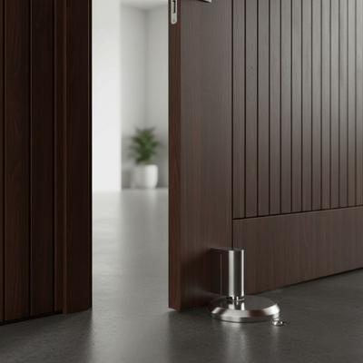 Bohrfreies Design Mechanischer Türstopper mit Verriegelung Magnetfreies Design Stummschaltfunktion Magnetfreier Türstopper