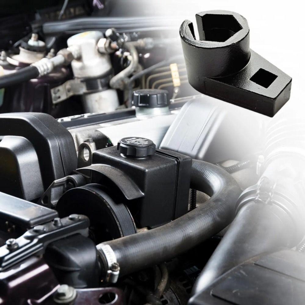 

2 Pcs Removal Socket Tool Oxygen Sensor Socket Automotive Offset Wrench Offset Puller Remover Tool чёрный