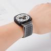 Für Samsung Galaxy Watch Ultra (2025) 47mm / Ultra 47mm Uhrenarmband Magnetverschluss Wellenmuster Nylon-Armband