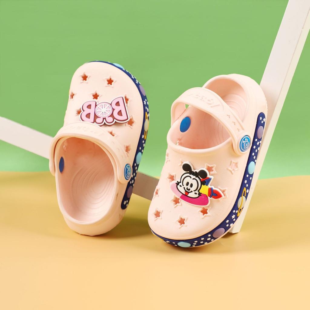 Babu bean children's hole shoes summer children's cartoon cool slippers breathable beach hole shoes