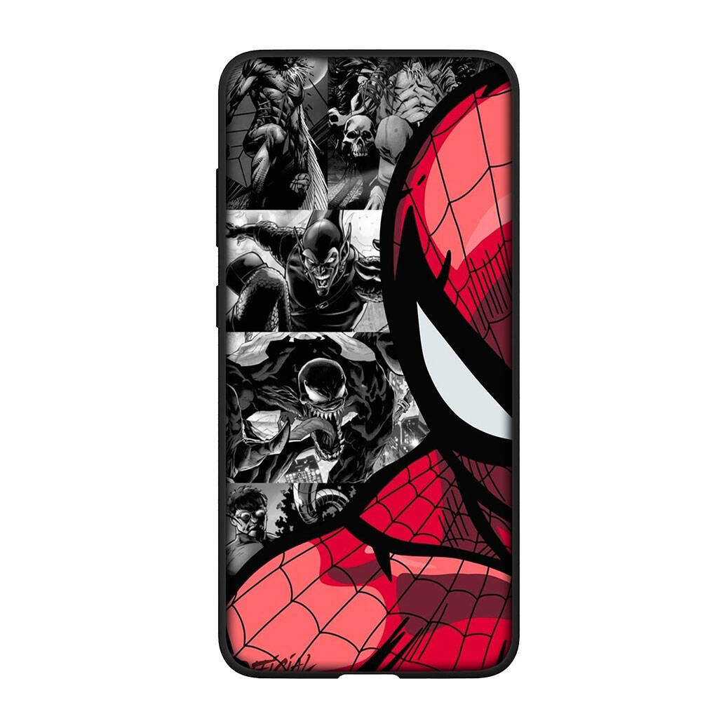 for iPhone 17 16 15 Xiaomi Poco F7 F8 X7 X6 C85 C75 C71 M8 Redmi Note 14 13 12 Pro Max 14C 13C 15C A3 A4 Case Anime Spider Man Marvel Spiderman Cover
