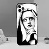 Nun Pop Art Phone Case For iPhone 17 Air 16 15 14 13 12 11 Pro Max 12 13 mini 15 16 Plus 16e Cover Coque
