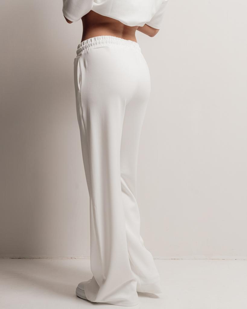 Women's Suit Butella 16410 M White (T-shirt, Pants)