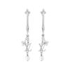 Minimalistische Elegante Harz Perlenohrringe Damenohrringe Silber M02674