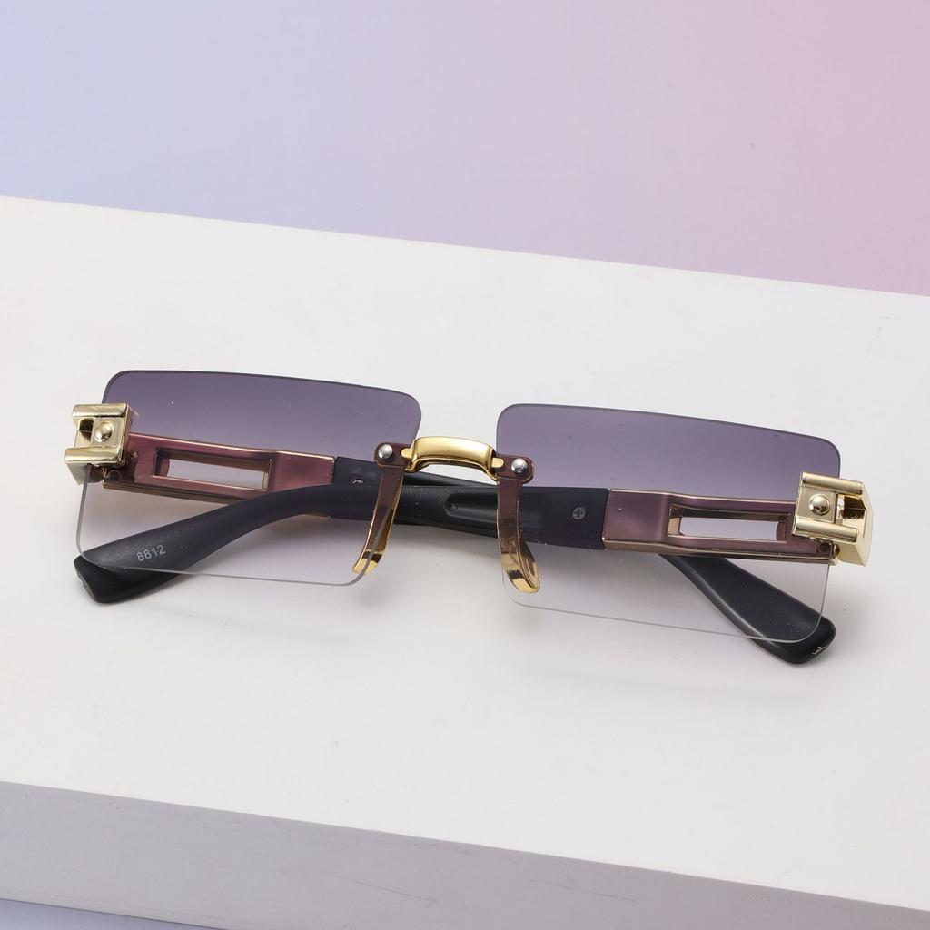 Frameless Trimmed Sunglasses Fashion Sunglasses Adult Sunshade Glasses Sunglasses