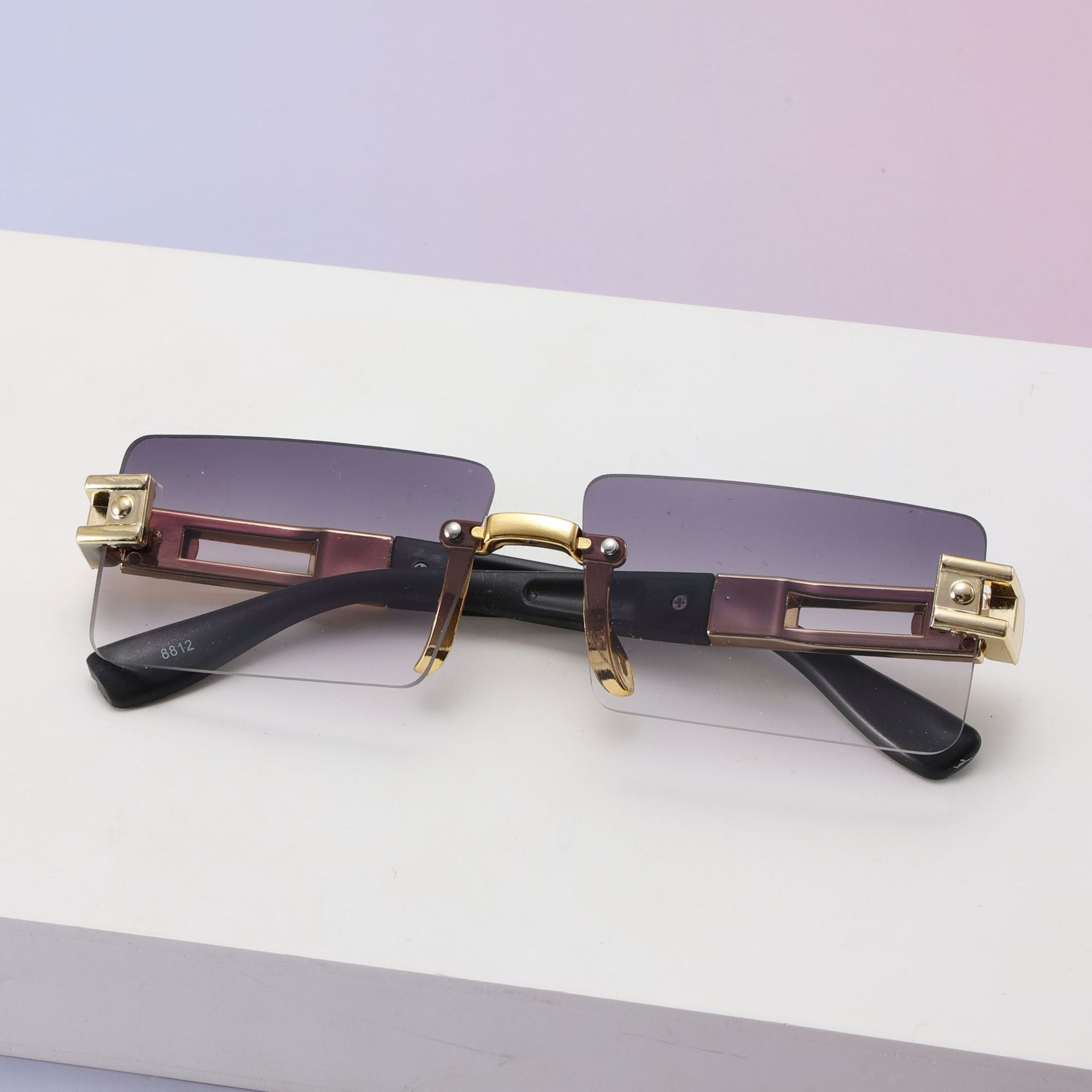 Frameless Trimmed Sunglasses Fashion Sunglasses Adult Sunshade Glasses Sunglasses