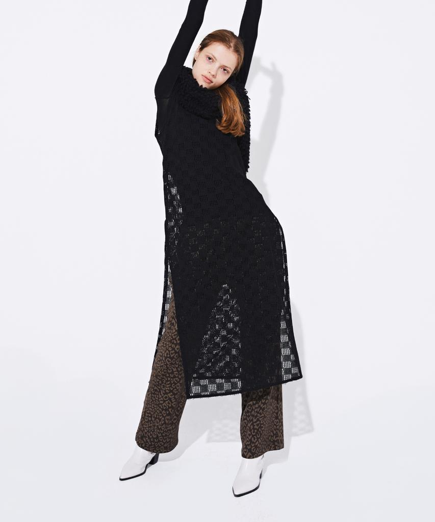 Kkuape Netting Knit Onepiece_Black