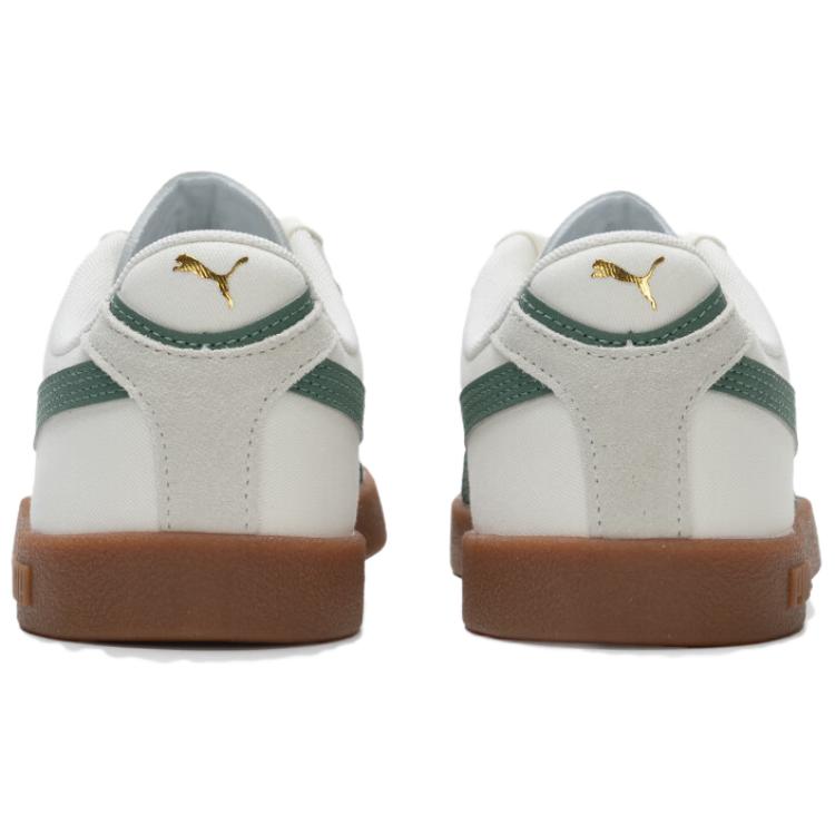 New PUMA Club 2 Low Top Skateboard Shoes Unisex White Green 404428-01