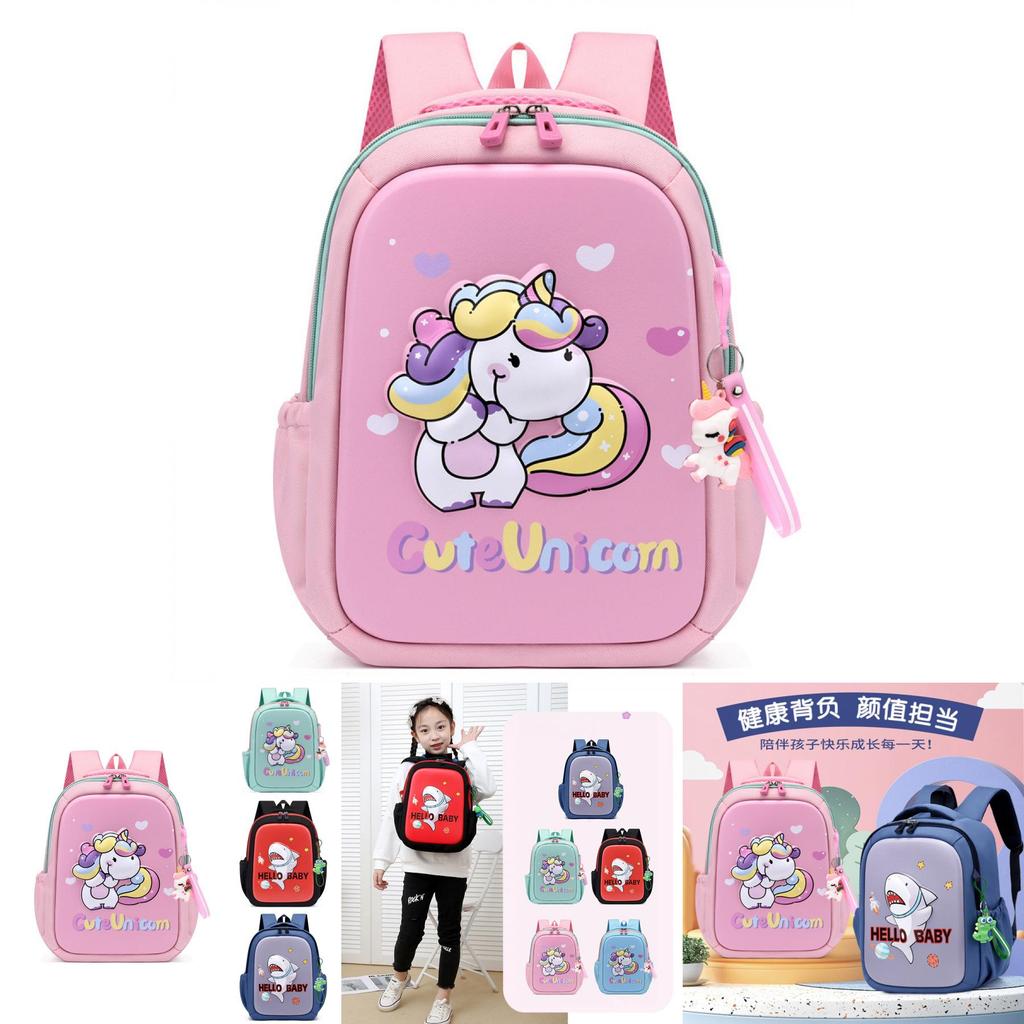 Charming Childrens 3d Eggshell Backpack Breathable Lightweight Design For School