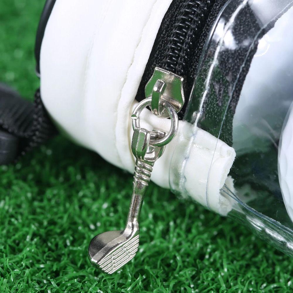 Pacote de cintura para bola de golfe à prova d'água pode conter 3 bolas de golfe bolsa de cintura bolsa de armazenamento de bola de golfe presente