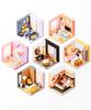 Pinto 56-Piece Tile Puzzle, Cozy Nook (13x15cm), Plastic, Gift, Decor [HX1164]