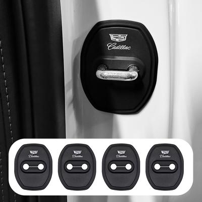 4pcs Car Door Lock Buffer Silicone Rubber Pad Accessories Stickers for Escalade DTS SRX XT5 XTS ATS BLS CT4 CTS SLR SLS