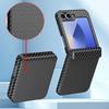 High Quality Kevlar Carbon Fibre Leather Wireless Charging Phone Case for Samsung Z Flip 7 7FE 6 5 4 3 Magnetic Hinge Protective Cover