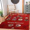 Liverpool Anpassbarer Name Bodenmatte Büro Teppich Design zum Dekorieren Zimmer Foyer Flur Spielzimmer Rutschfester Teppich Büro Heimdekor