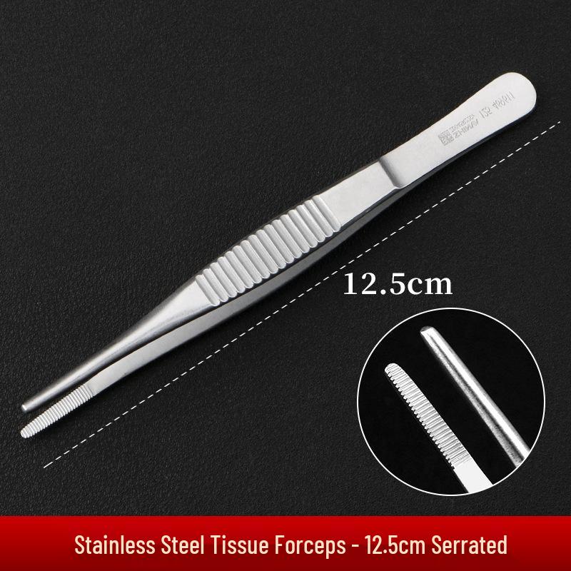 

Xinhua Surgical Tweezers: Thickened Toothed Tweezers for Medical, Dental, Ophthalmology, and Suture Applications.