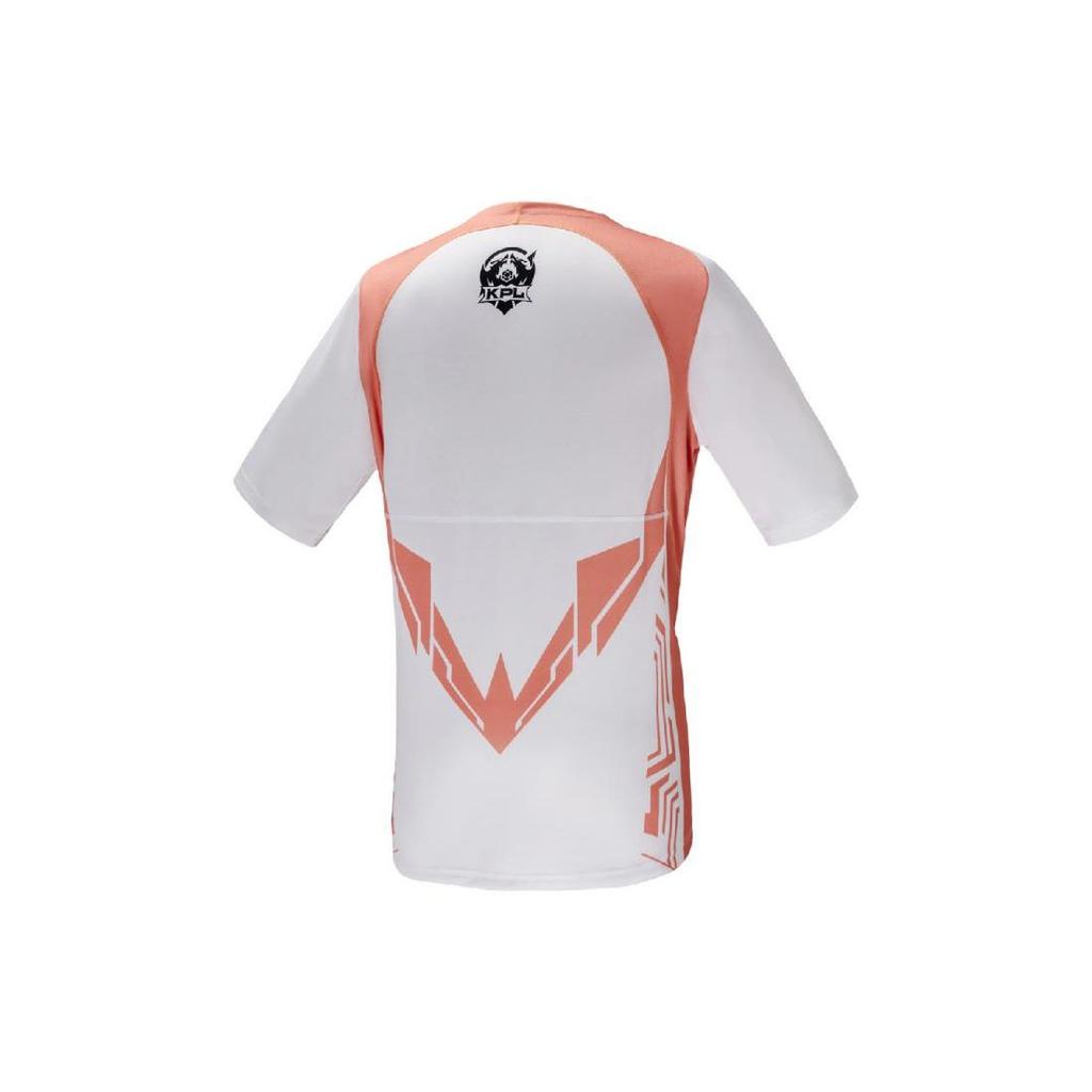 Puma Professional League Team Uniform Short Sleeve T-Shirt Men Tops White Orange 605762-12