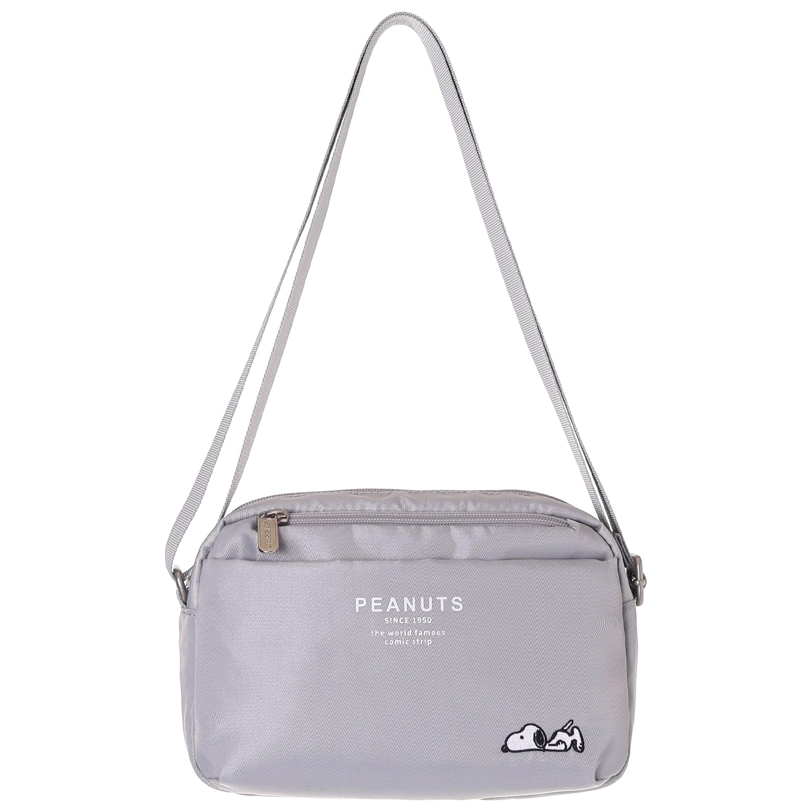 

SNOOPY Shoulder Embroidery Poly Simple Adult Holiday [Axis] (Gray)