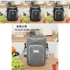 Insulated Student Lunch Bag With Solid Color And Compact Handle For Multiscenario Use