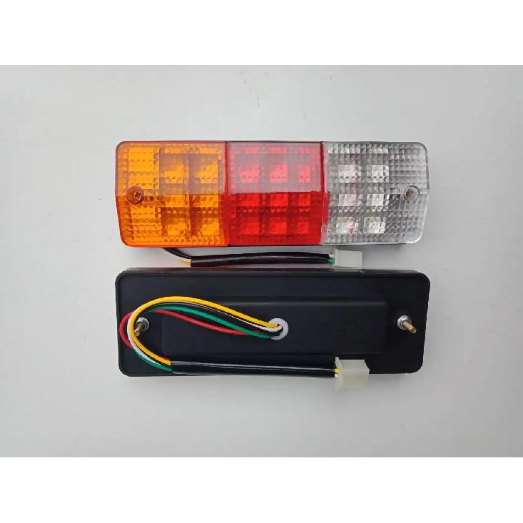 1/2PC 12-72V Car LED Tail Light Kits 12V 24V Rear Turn Signal Lamp For RV Camper Trailer Truck Stop Light Boat Lighting