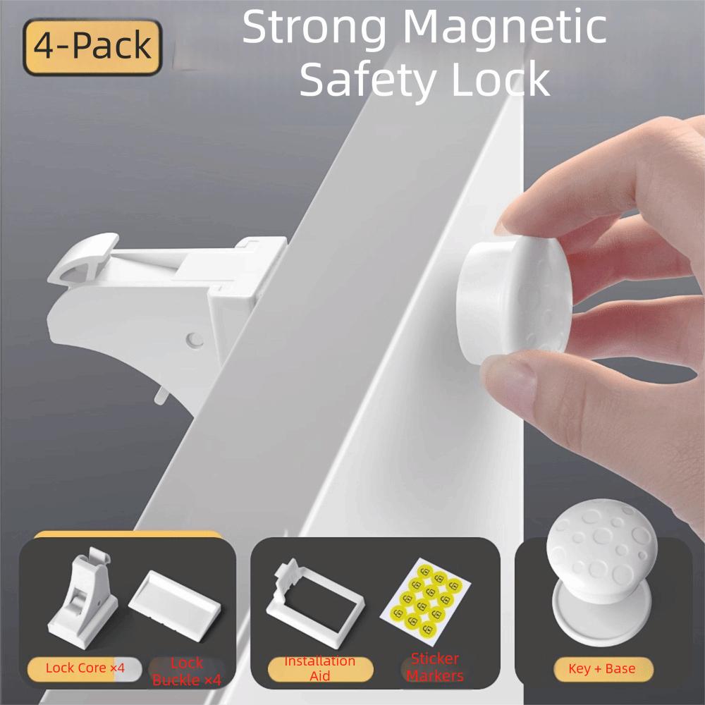 Schlösser Kinderschranktürschlösser Kinderschutzgeräte Magnetisches Kinderschloss Baby-Sicherheitsschlösser