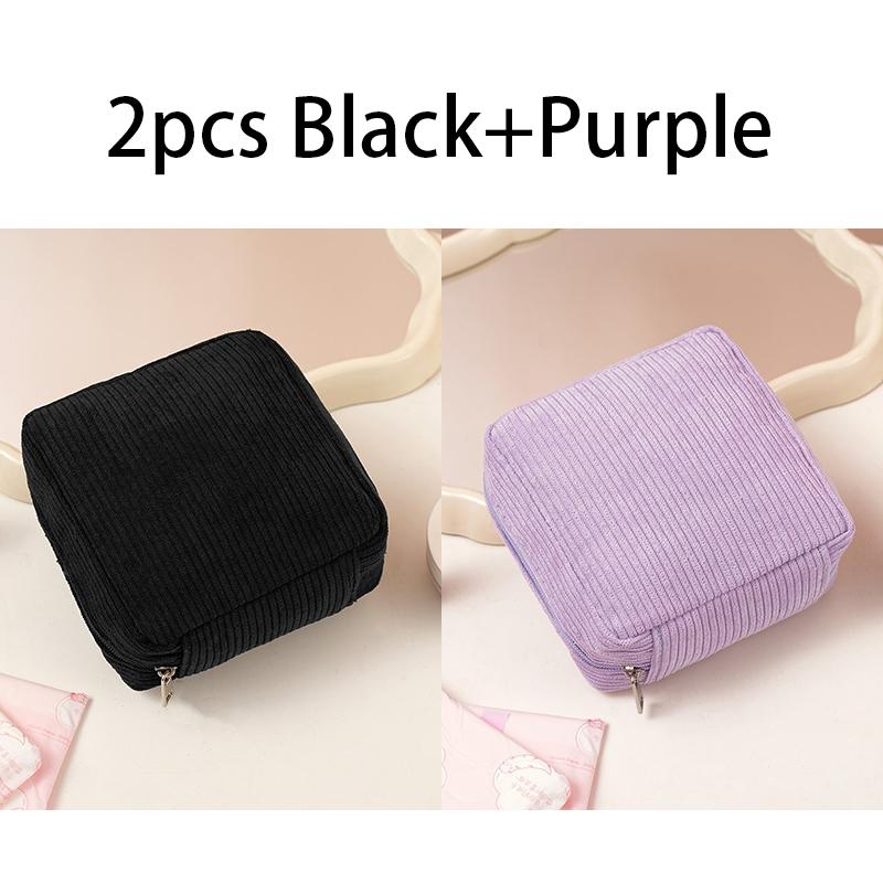 Toiletry Bag Sanitary Pad Pouch Small Makeup Bag Cosmetic Storage Pouch Women Pad Pouch Cute Cable Case SNBD003