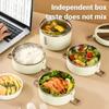 Izolowany lunchbox ze stali nierdzewnej Wielowarstwowy pojemnik bento Szczelny lunchbox Izolowany pojemnik na lunch
