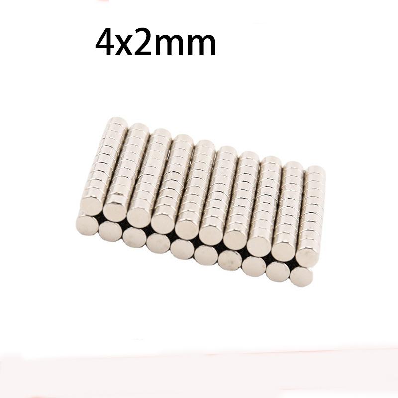 10pcs 4mm X 2mm Tiny Round Magnets - Strong Small Disc Magnets for Jewelry, DIY Crafts