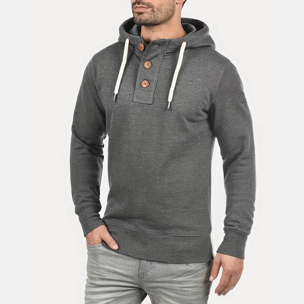 Autumn Men's Large Hooded Digital Printed Sweater New Large Basic Sweater