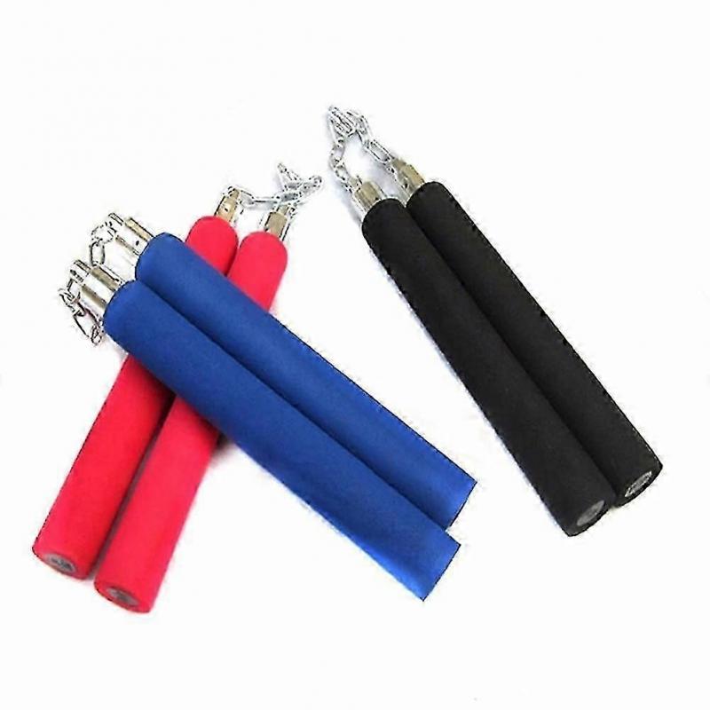 Durable Metal Chain Martial Sponge Nunchaku Show